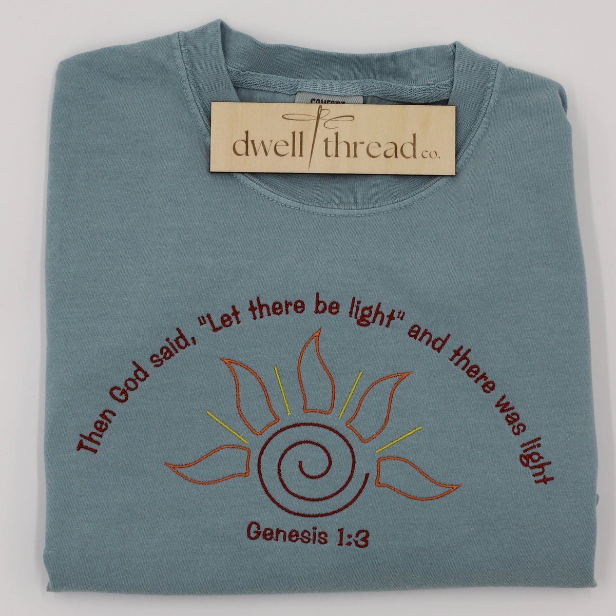GENESIS 1:3 EMBROIDERED T-SHIRT