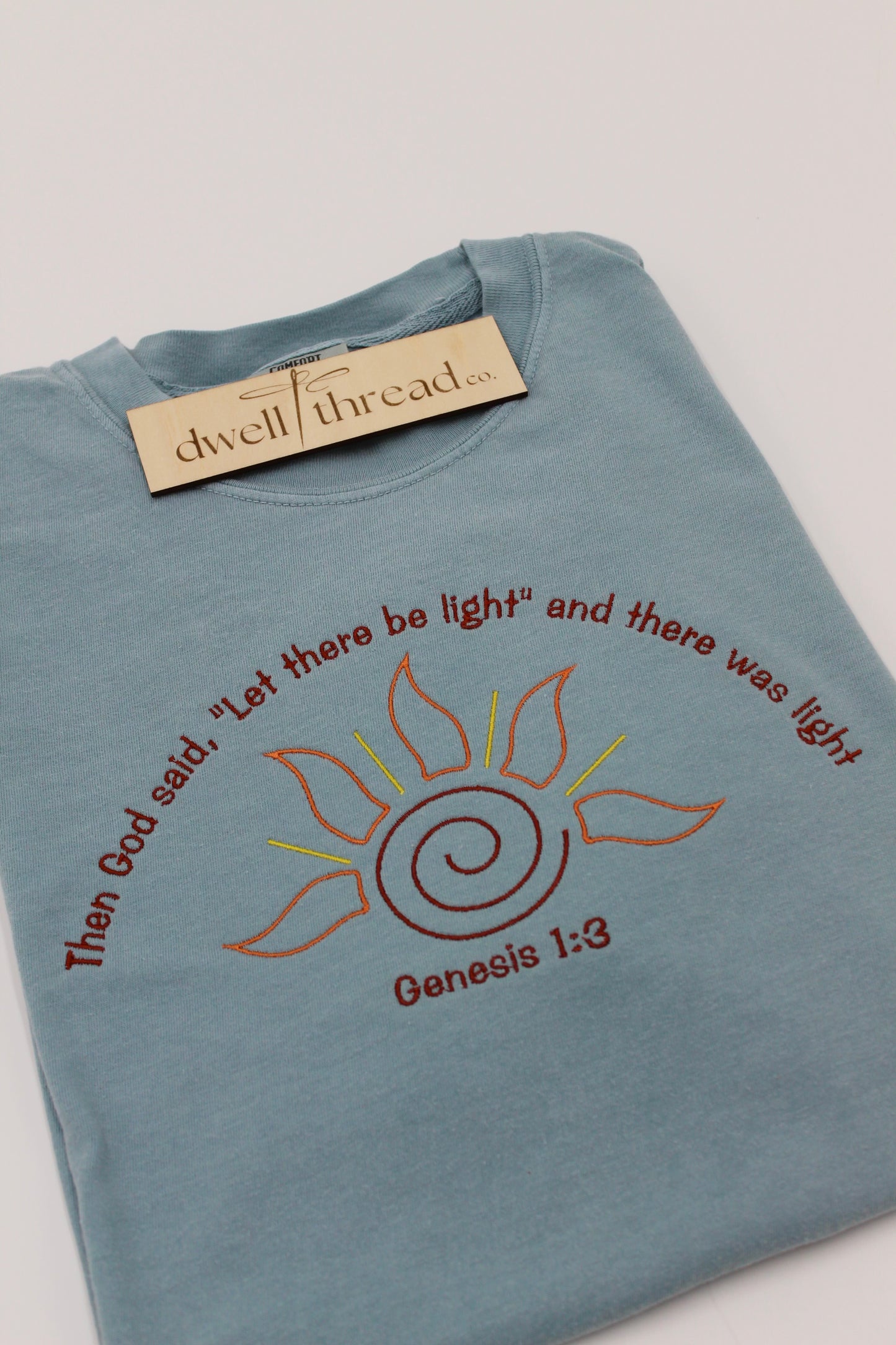 GENESIS 1:3 EMBROIDERED T-SHIRT